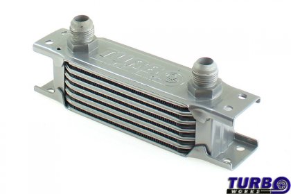 Chłodnica Oleju TurboWorks Slim Line 7-rzędowa 140x50x50 AN8 silver