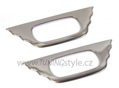 Chrom rámečky blinkrů AUDI - wave