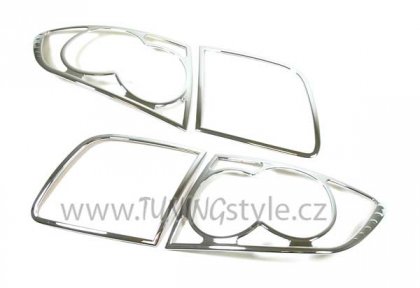 Chrom rámečky zadních světel Mazda 3