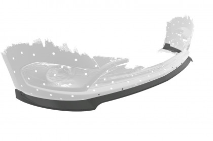 Cup-Spoilerlippe mit ABE für Mercedes Benz Citan W415 CSL569-G