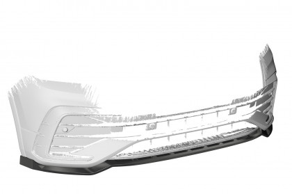 Cup-Spoilerlippe mit ABE für VW Tiguan II (Typ AD1) R-Line CSL475-C