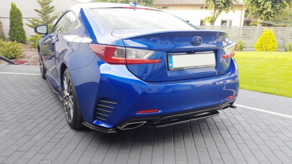 Difuzor zadního nárazníku Lexus RC 2014- černý lesklý plast