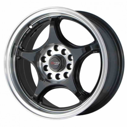 Drag DR17 15x7 ET40 5x100/114,3 Czarny z rantem