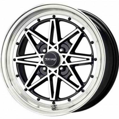 Drag DR20 15x7 ET40 4x100 Czarny Polerowany