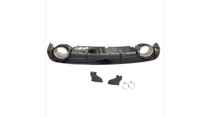 Dyfuzor Audi A6 C6 Facelift Tył z końcówkami