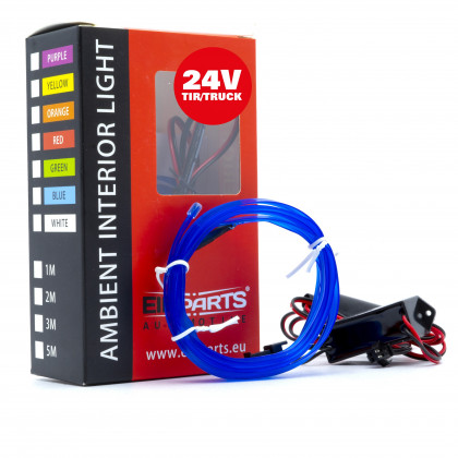 EPAL1M BLUE LED světlovodný pásek 1m (modrý) 24V