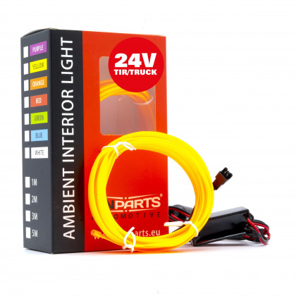 EPAL2M AMBER LED světlovodný pásek 2m (jantar) 24V