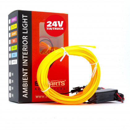 EPAL5M AMBER LED světlovodný pásek 5m (jantar) 24V