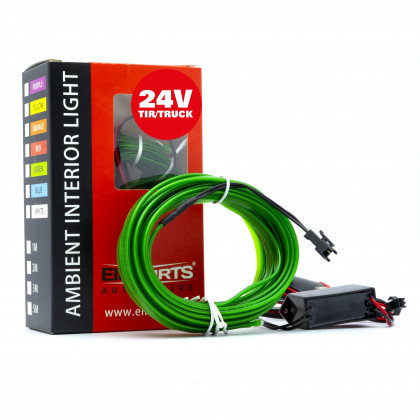 EPAL5M GREEN LED světlovodný pásek 5m (zelený) 24V