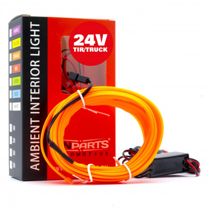 EPAL5M ORANGE LED světlovodný pásek 5m (oranžový) 24V