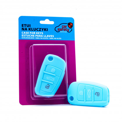 EPKC108 LIGHT BLUE CAR KEY COVER AUDI