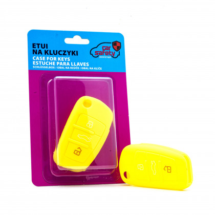 EPKC110 YELLOW CAR KEY COVER AUDI