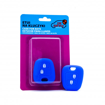 EPKC49 BLUE CAR KEY COVER CITROEN PEUGEOT TOYOTA