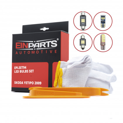 EPLSET94  LED INTERIOR SET FOR  SKODA YETI  PO 2009