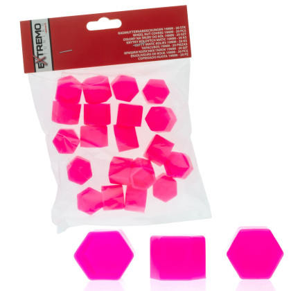 EPTUNING042 Krytky na šrouby 19 MM - Růžové (Silikonové)