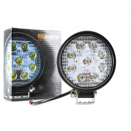 EPWL01 LED Pracovní světlo 9W (9 x 1W EPISTAR) 60° (kulaté)