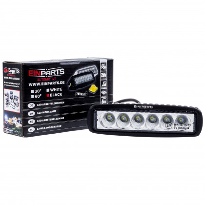 EPWL102 LED Pracovní světlo 18W (6 x 3W CREE) 60° (černé)