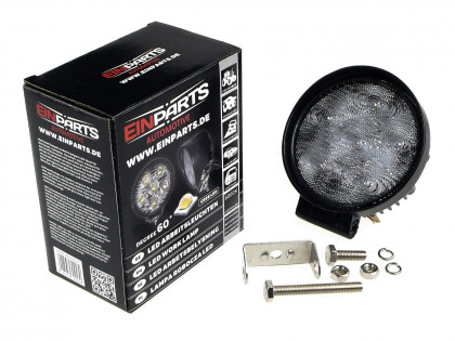 EPWL129 LED Pracovní světlo 60W (6 x 10W CREE) 60° (kulaté černé)