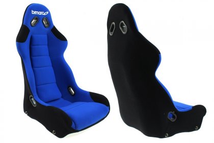 Fotel Sportowy Bimarco Cobra Welur Blue/Black