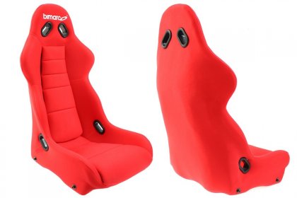 Fotel Sportowy Bimarco Cobra Welur Red