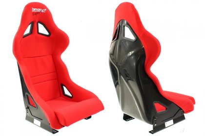 Fotel Sportowy Bimarco Expert II Welur Red FIA