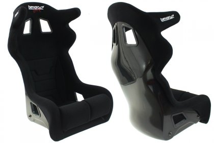 Fotel Sportowy Bimarco Grip Welur Black HANS FIA