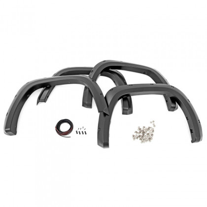 Front and rear fender flares Rough Country Traditional Pocket