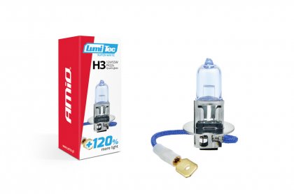 Halogenová žárovka H3 12V 55W LumiTec SuperWhite +120%