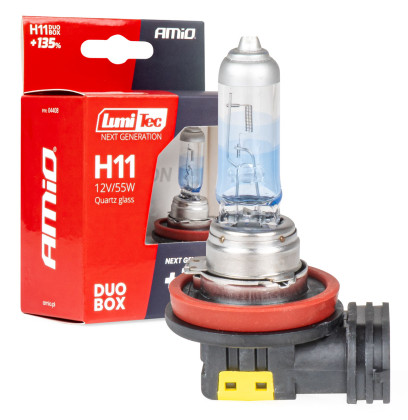 Halogenový duo blistr (2ks) sada LumiTec H11 12V 55W LumiTec NEXT GENERATION +135% DUO AMIO-04408