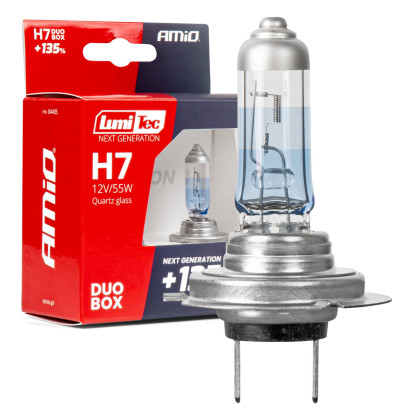Halogenový duo blistr (2ks) sada LumiTec H7 12V 55W LumiTec NEXT GENERATION +135% DUO AMIO-04405