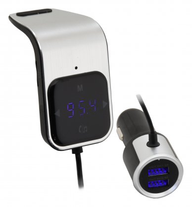 Hands free FM transmitter do mřížky