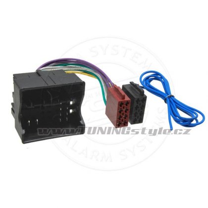 ISO adaptér pro autorádia AUDI / VW / SEAT / ŠKODA RISO-031