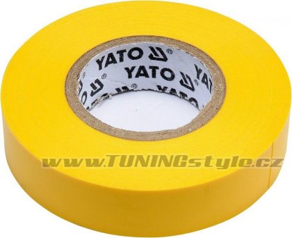 Izolační páska elektrikářská PVC 15mm / 20m žlutá