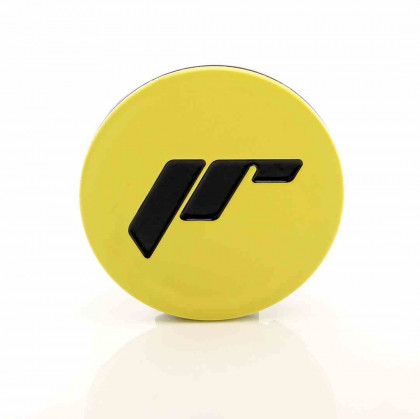 JR Aluminum Center Cap 68mm Yellow