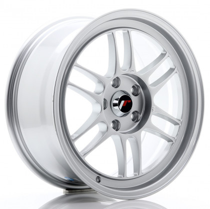 JR Wheels JR7 16x7 ET38 5H Blank Silver