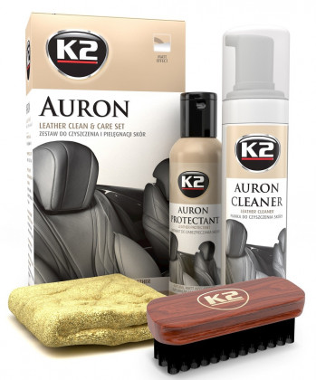 K2 AURON LEATHER CLEAN & CARE SET - sada pro čistění a údržbu kůže