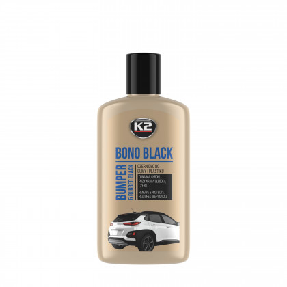 K2 Bono black oživovač plastů a pryže černý 250ml