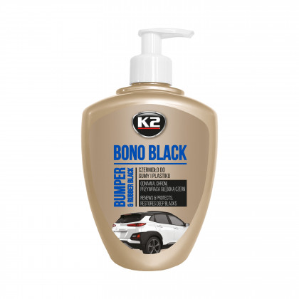 K2 Bono black oživovač plastů a pryže černý 500ml