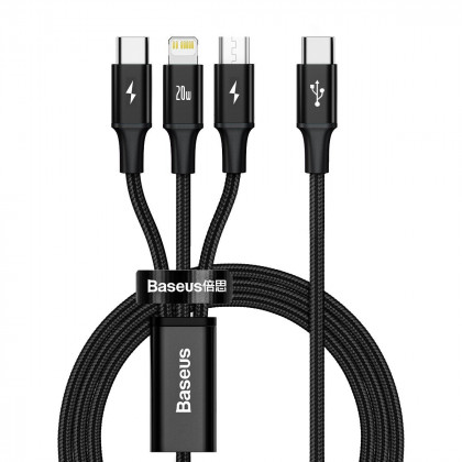 Kabel USB-C Baseus 3 v 1 Baseus