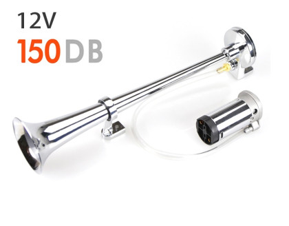 Klaksonová fanfára chrom 390mm 12V 24V