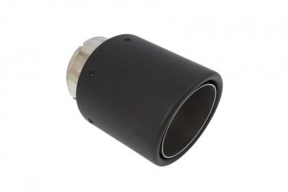 Końcówka tłumika 80mm wejście 63mm Carbon