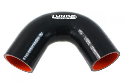 Kolanko 135st TurboWorks Pro Black 25mm