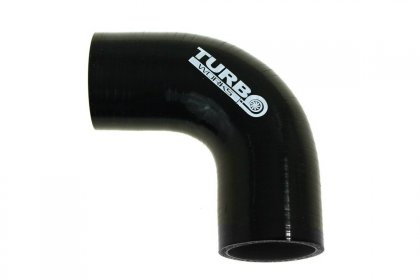 Kolanko 90st TurboWorks Black 70mm