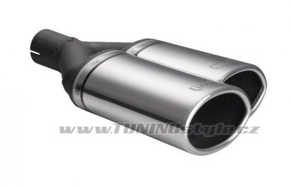 Koncovka výfuku dvojitá pravá ULTER SPORT 220x80mm