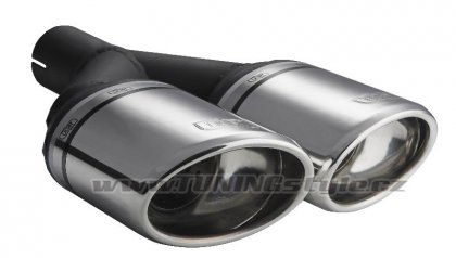 Koncovka výfuku dvojitá šikmá ULTER SPORT 120x80mm