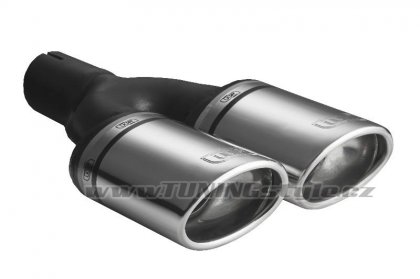 Koncovka výfuku dvojitá šikmá ULTER SPORT 95x65mm