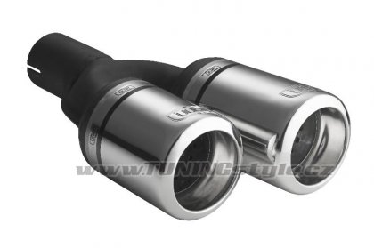 Koncovka výfuku dvojitá typ2 levá ULTER SPORT 80mm