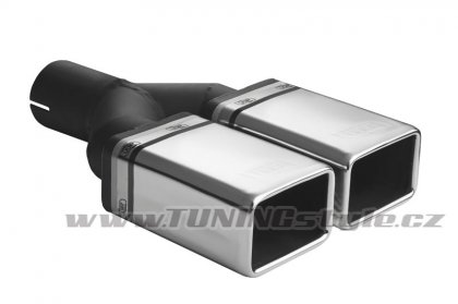 Koncovka výfuku dvojitá ULTER SPORT 82x54mm