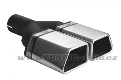 Koncovka výfuku dvojitá ULTER SPORT 86x54mm