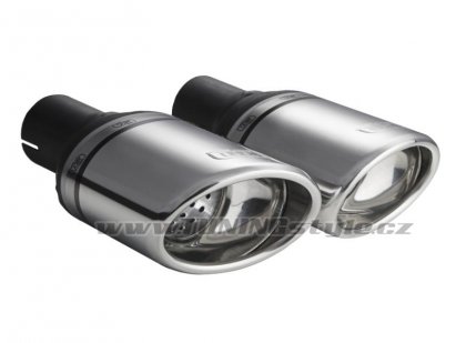 Koncovka výfuku jednoduchá levá ULTER SPORT 120x80mm